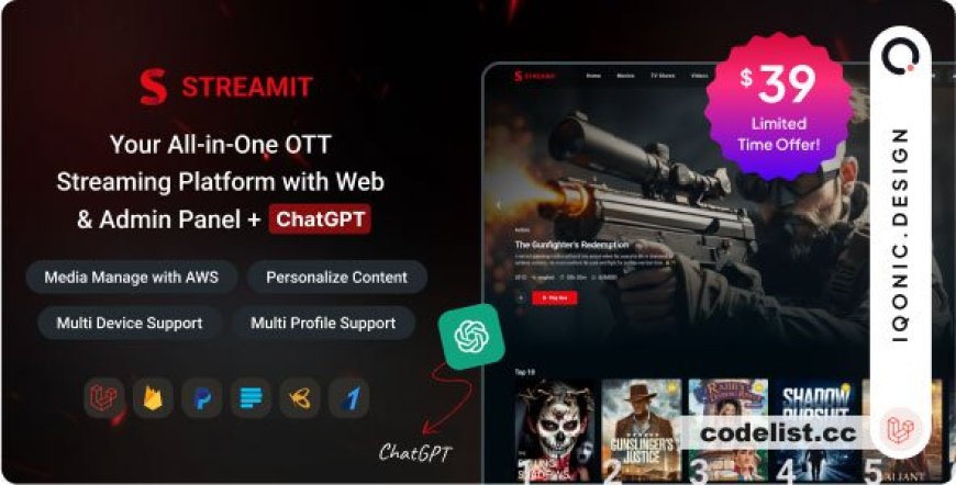 Streamit Laravel v1.5.0