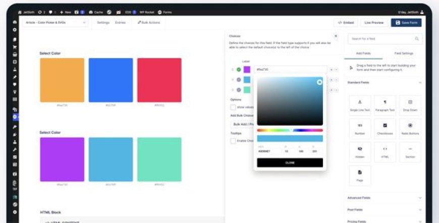 Gravity Forms Color Picker v1.3.6