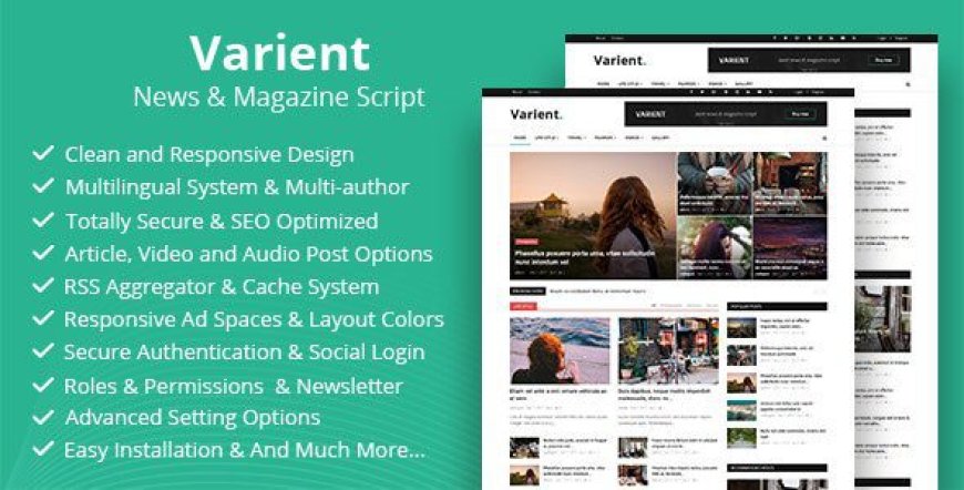 Varient v2.4.3 – News & Magazine Script