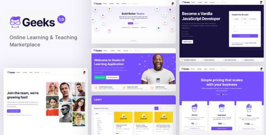 Geeks v1.2.33 – Online Learning Marketplace WordPress Theme