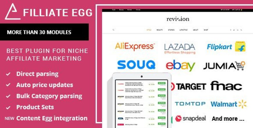 Affiliate Egg v10.9.25 – Niche Affiliate Marketing WordPress Plugin