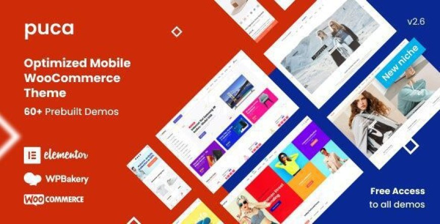 Puca v2.6.36 – Optimized Mobile WooCommerce Theme