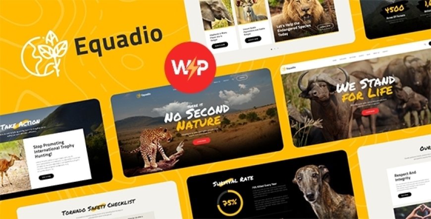 Equadio v1.1.3 - Non-Profit and Environmental WordPress Theme