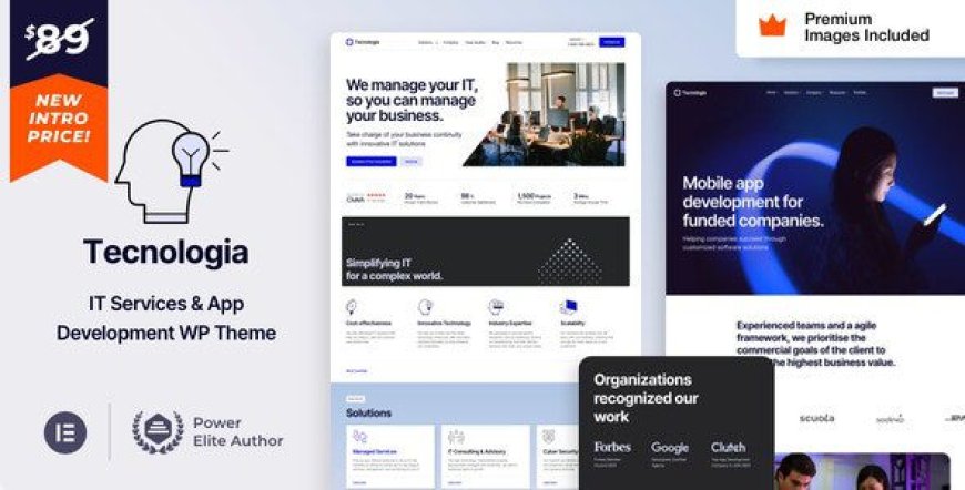 Tecnologia v16 - IT SAAS Software Technology WordPress Theme