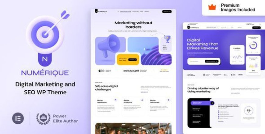 Numérique v.13 - SEO Digital Marketing WordPress Theme