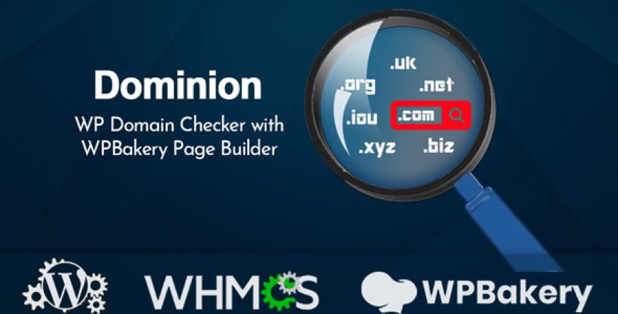 Dominion v2.1 - WP Domain Checker with WPBakery Page Builder