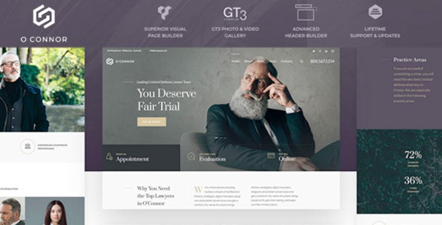 Oconnor v1.7.7 - Lawyer & Law Firm WordPress Theme