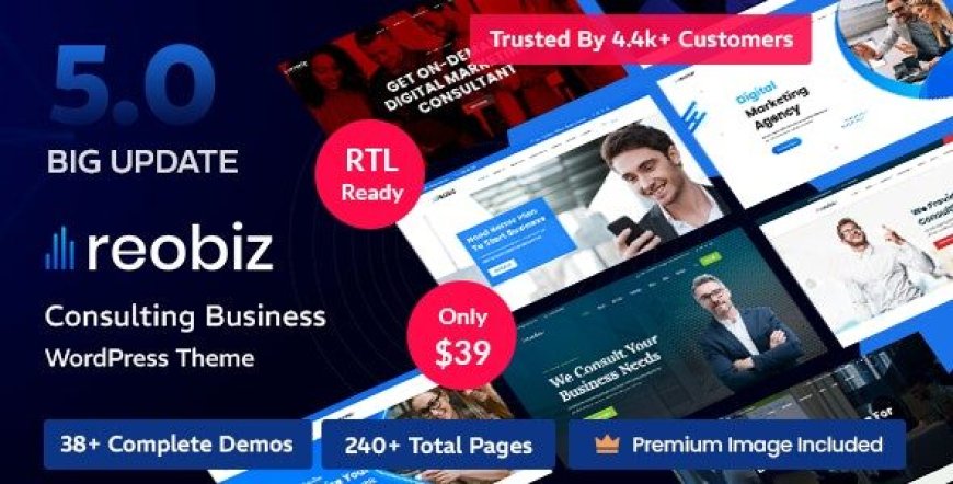 Reobiz v5.2.7 - Consulting Business WordPress Theme