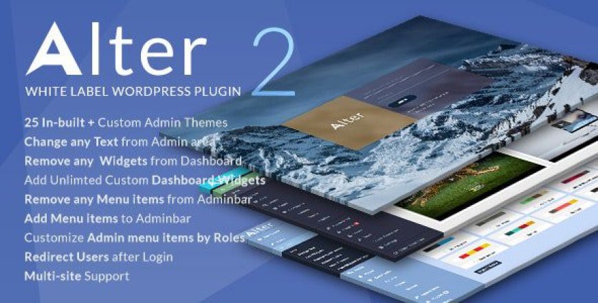 WpAlter v2.4.9 - White Label Wordpress Plugin