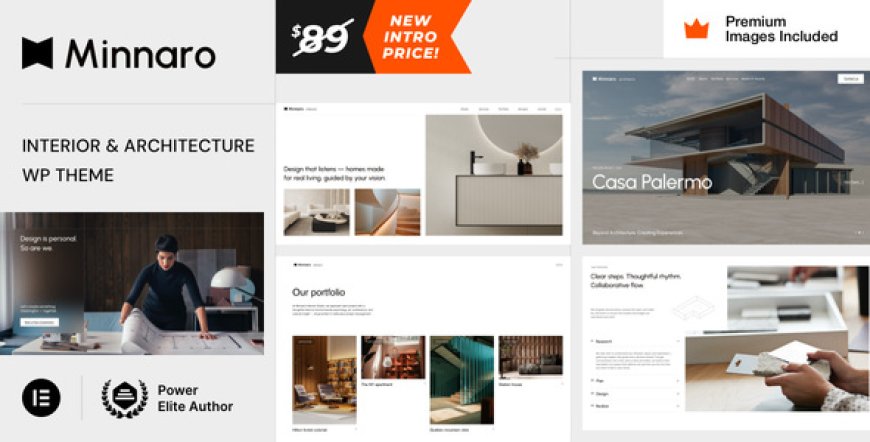 Minnaro v1.0 - Interior Design and Architecture WordPress Theme