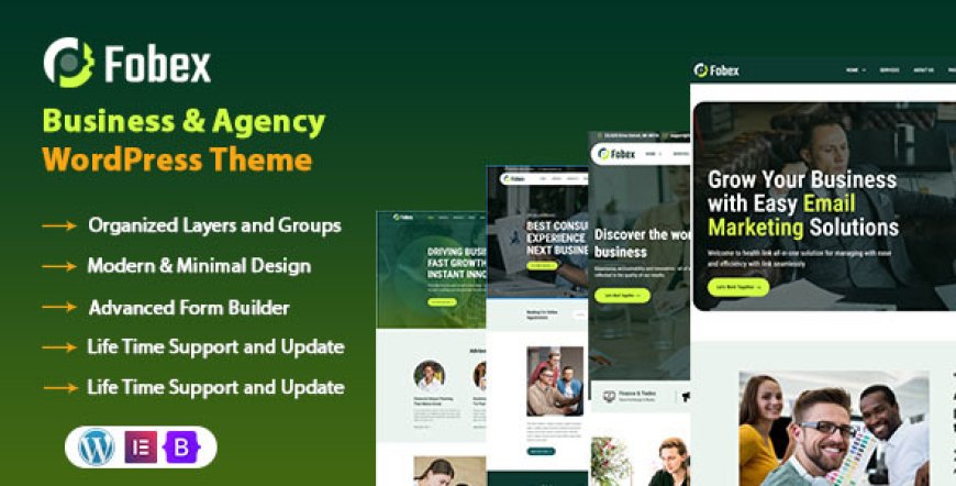 Fobex v1.0.2 - Business & Agency WordPress Theme