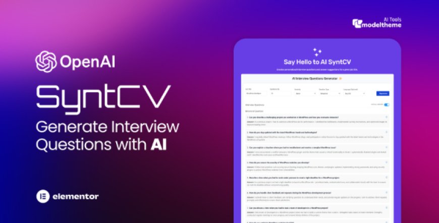 SyntCV v1.0.0 - AI Interview Questions Generator