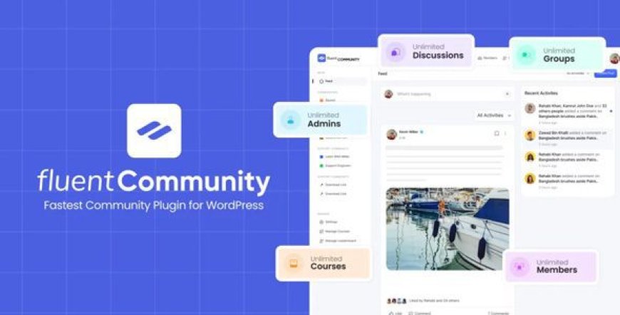 Fluent Community Pro 1.7.6 – WordPress Community Plugin