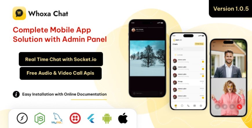 Whoxa App v1.0.5 - Whatsapp Clone App