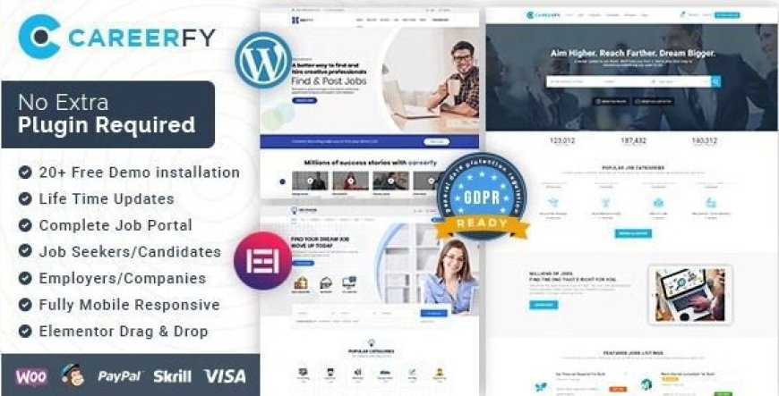 Careerfy v10.0.1 – Job Board WordPress Theme