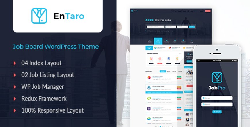 Entaro v3.40 - Job Portal WordPress Theme