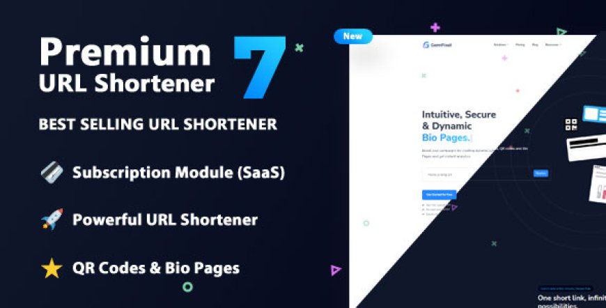 Premium URL Shortener v7.6.4 - Link Shortener, Bio Pages & QR Codes
