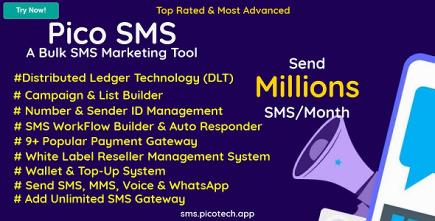 PicoSMS v5.10 - A Bulk SMS Marketing Tool