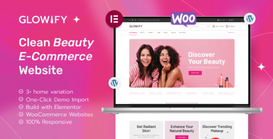 Glowify v1.0 - Beauty and Cosmetics Shop WordPress Theme