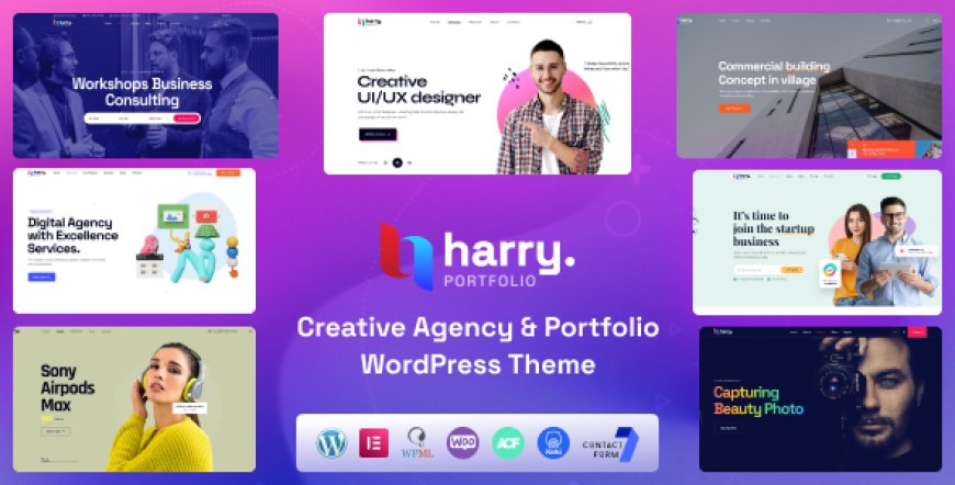 Harry v1.2.8 - Creative Agency & Portfolio WordPress Theme