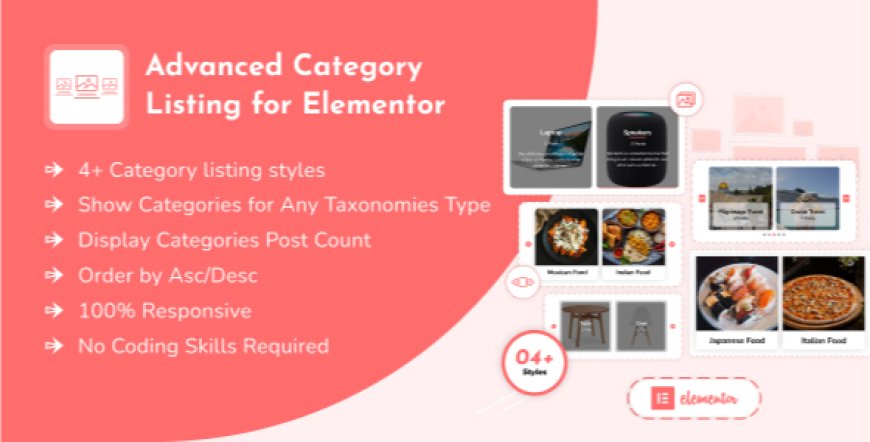 Advanced Category Listing for Elementor v1.0.5