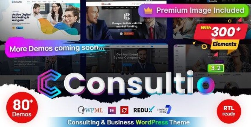 Consultio v3.2.6 - Consulting Corporate WordPress Theme