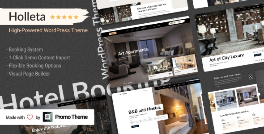 Holleta v1.1.3 - Hotel Booking WordPress