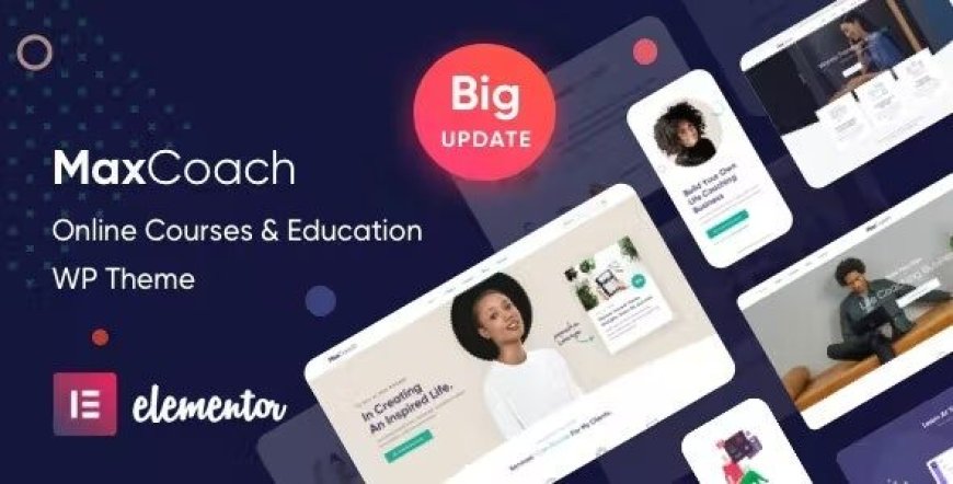 MaxCoach v3.2.2 - Online Courses, Personal Coaching & Education WP Theme