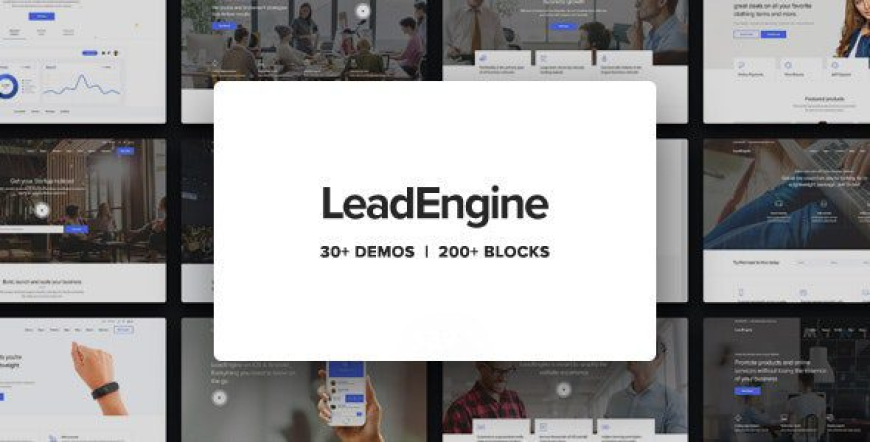 LeadEngine v5.3 - Multi-Purpose WordPress Theme with Page Builder