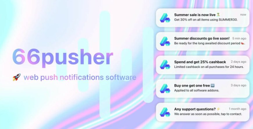 66pusher v13.0.0 – Web push notifications