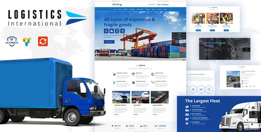 Logistics wordpress theme v3.2