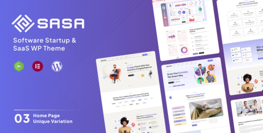 SaSa v1.0.5 - Startup WordPress Theme