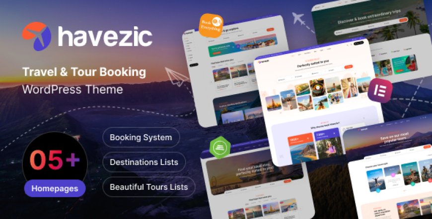 Havezic v1.1.2 - Travel & Tour Booking WordPress Theme
