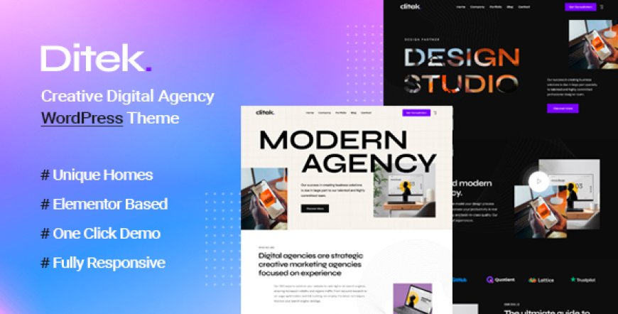 Ditek v1.0.2 - Digital Agency Creative Portfolio WordPress Theme
