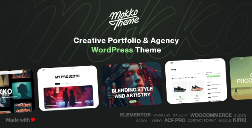 Mokko v1.2.2 - Creative Portfolio & Agency WordPress Theme