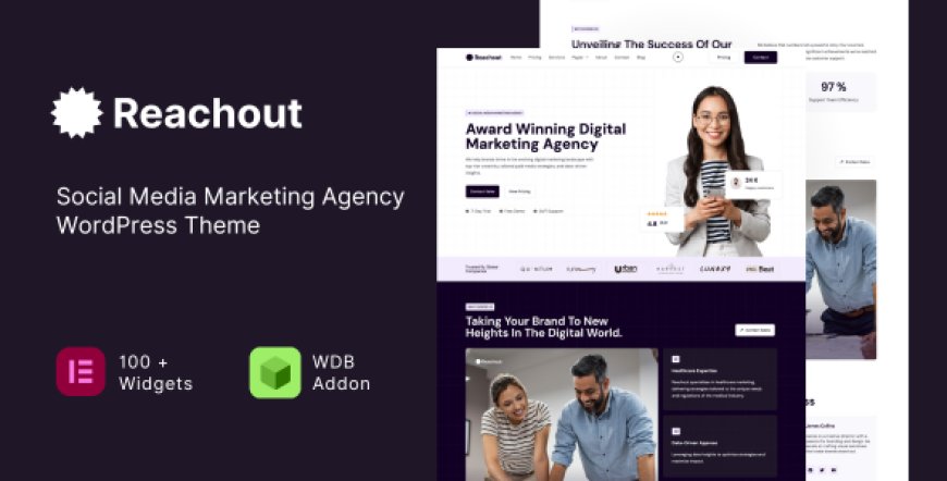 Reachout v8.1 - Social Media Marketing Agency WordPress Theme