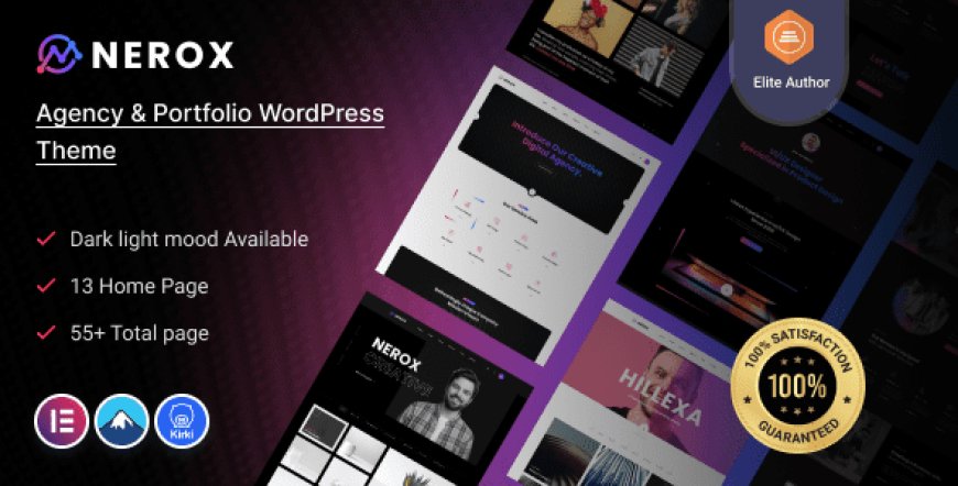 Nerox v1.1.0 - Agency & Portfolio WordPress Theme