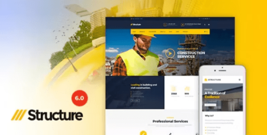 Structure v7.4.1 - Construction Industrial Factory WordPress Theme