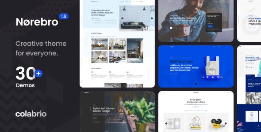 Norebro v1.6.7 - Creative Portfolio Theme for Multipurpose Usage