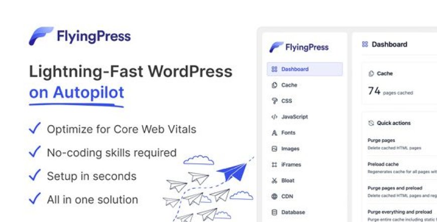 FlyingPress v5.0.4 – Lightning-Fast WordPress on Autopilot