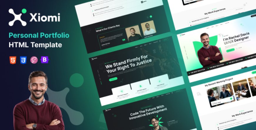 Xiomi v1.0 - Personal Portfolio WordPress Theme