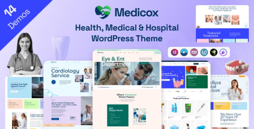 Medicox v1.0 – Health & Medical WordPress Theme