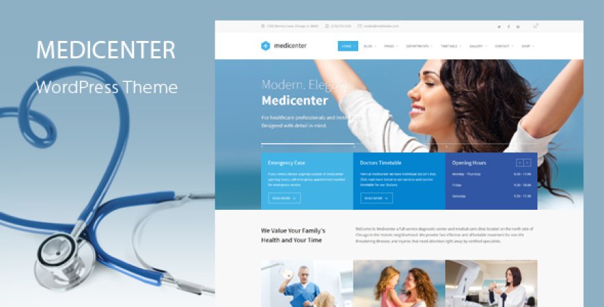 MediCenter v15.1 - Health Medical Clinic WordPress Theme