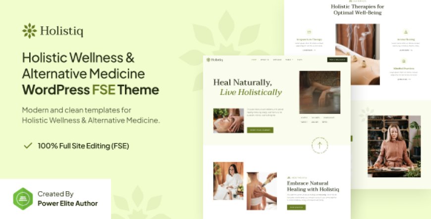 Holistiq v1.0.1 – Holistic Wellness & Alternative Medicine FSE WordPress Theme