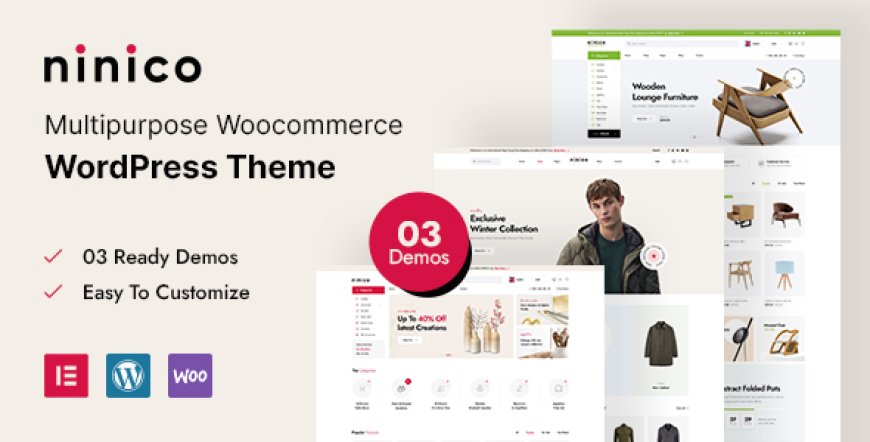 Ninico v1.0.9 - Minimal WooCommerce WordPress Theme