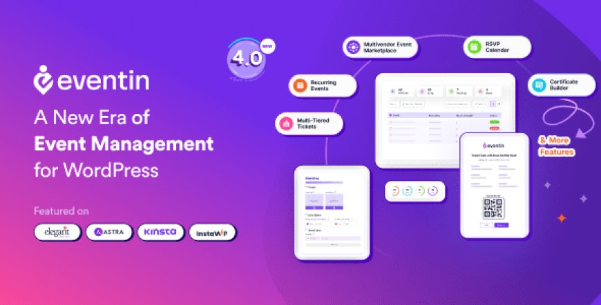 Eventin Pro v4.0.26 – WordPress Event Manager, Event Calendar and Booking Plugin