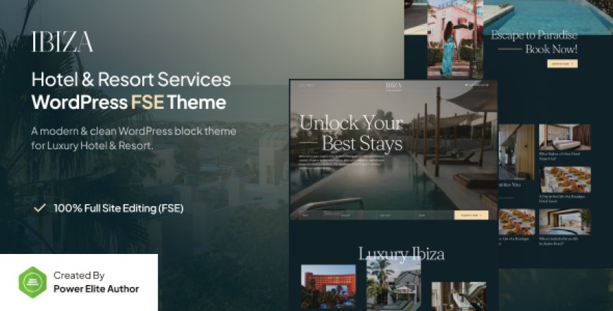 Ibiza v1.0.1 – Luxury Hotel & Resort FSE WordPress Theme