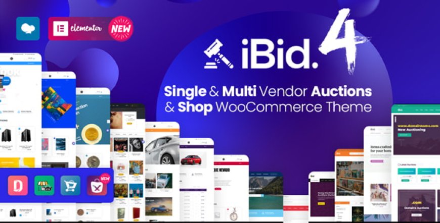 iBid v4.7 - Multi Vendor Auctions WooCommerce Theme