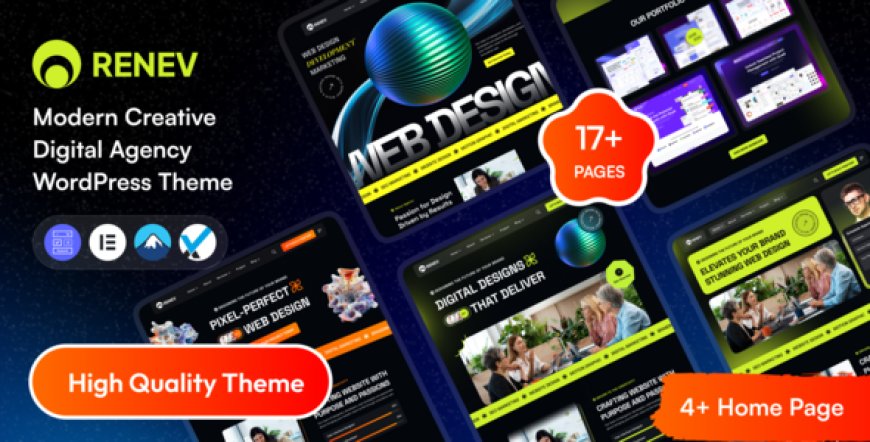 Renev v1.0.1 - Creative Digital Agency WordPress Theme