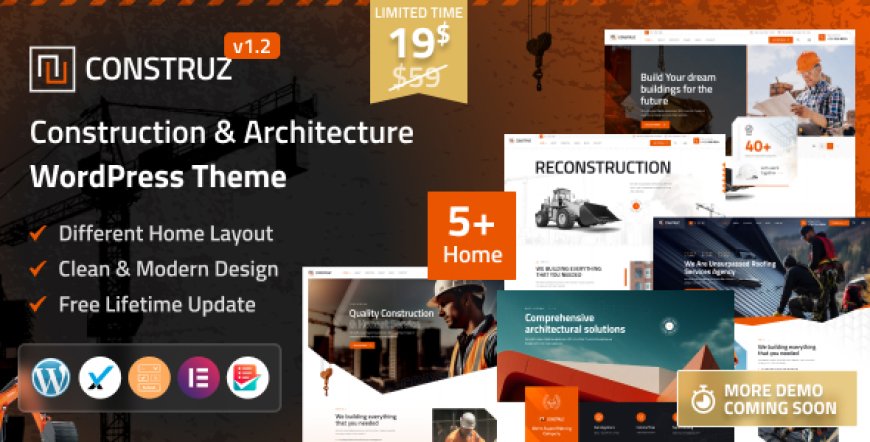 Construz v1.0 - Construction & Architecture WordPress Theme